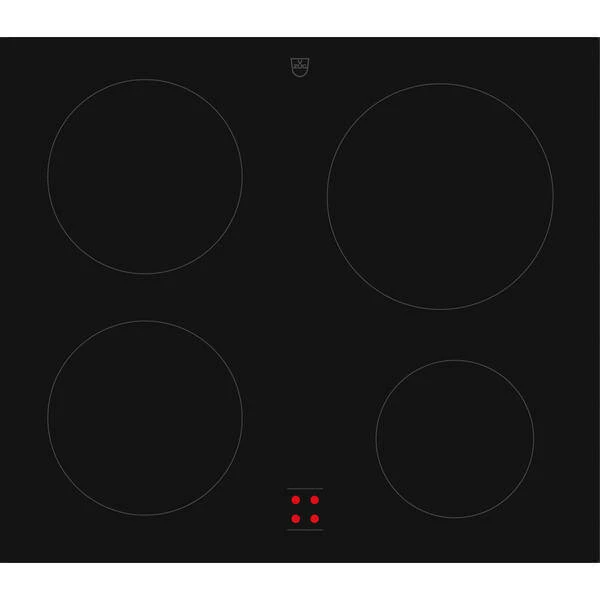 V-ZUG CookTop V400 4 Kochzonen, BlackDesign - Glaskeramik Für Herde Und Einbauschaltkästen