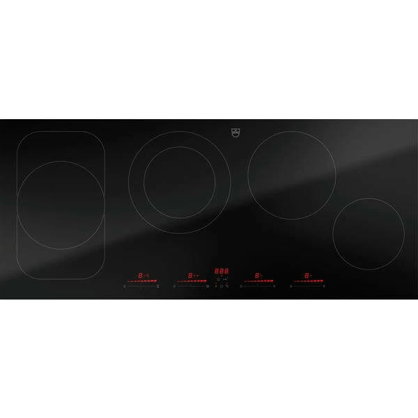 V-ZUG CookTop V6000 A904B CT6T9P4MSD7 3115400000 - Glaskeramik Mit Direkter Bedienung