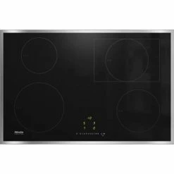 Miele KM 7210 FR Schwarz, Edelstahl-Rahmen - Glaskeramik Mit Direkter Bedienung