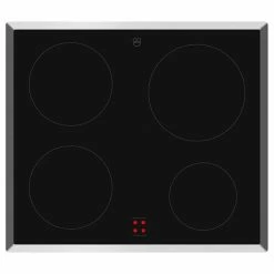 V-ZUG Cooktop V400 4KZ, Black, Chrom - Glaskeramik Für Herde Und Einbauschaltkästen