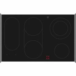 V-ZUG CookTop V600 Chromstahlrahmen, Black - Glaskeramik Für Herde Und Einbauschaltkästen